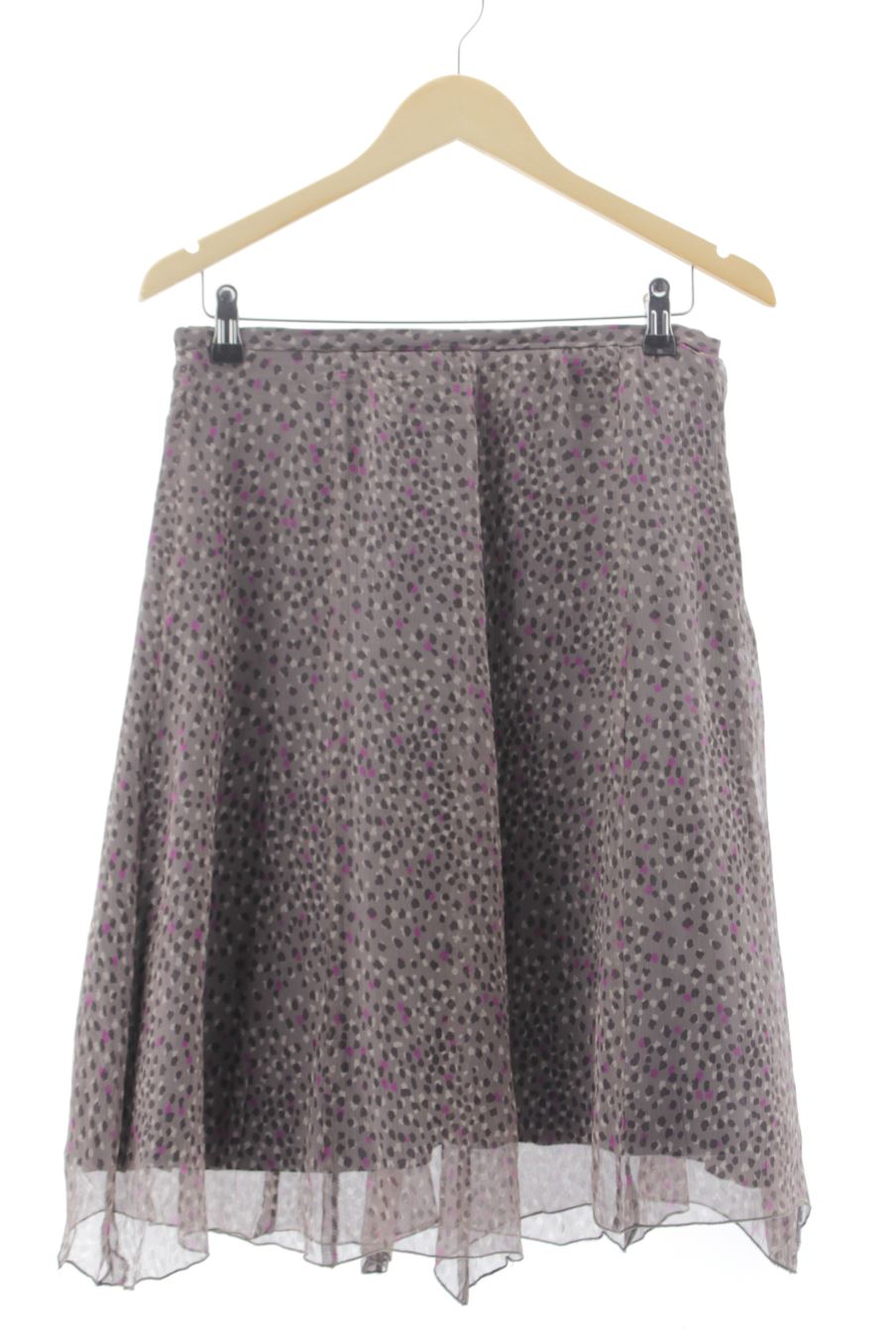 Falda de Cortefiel de la talla 42, de color estampado