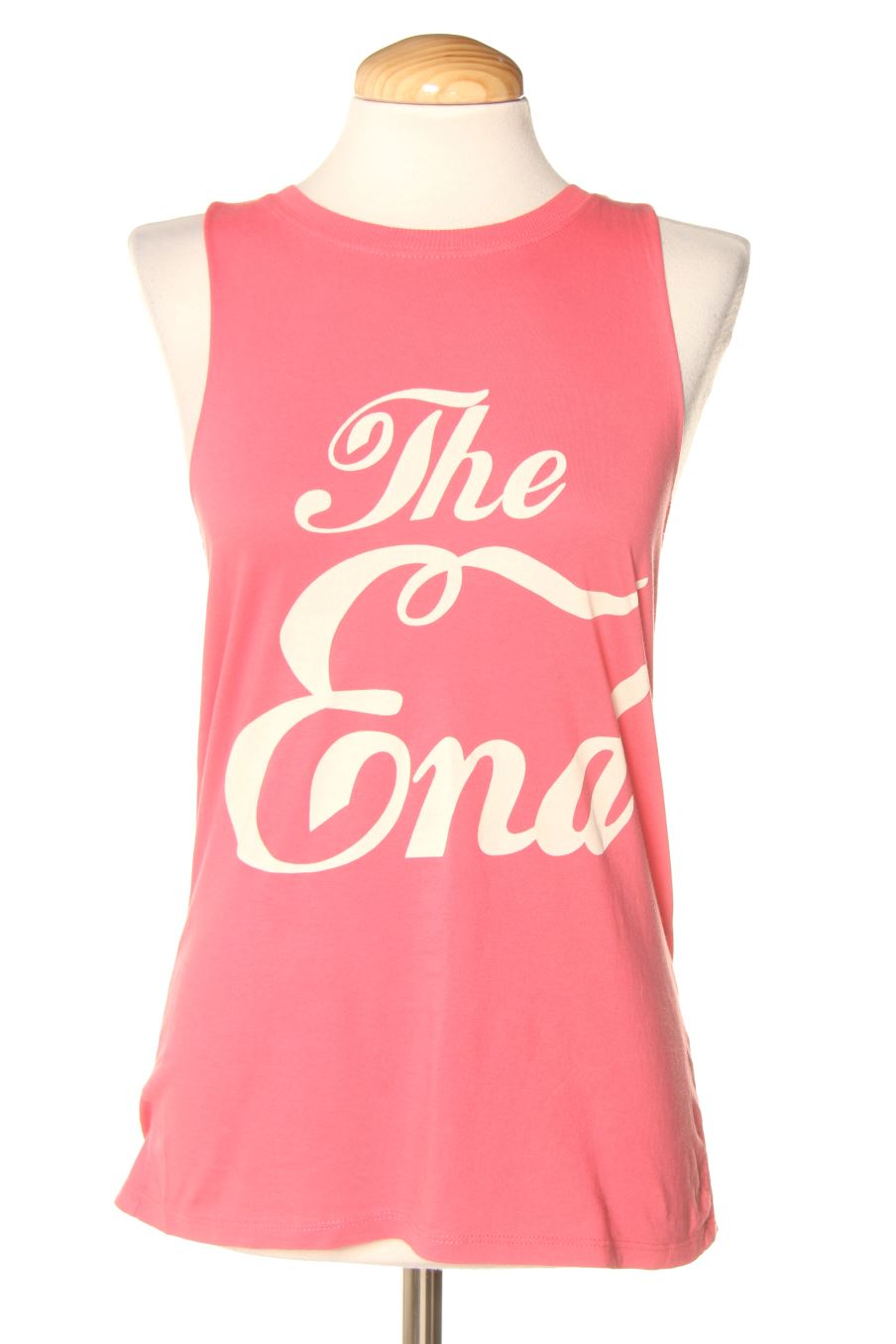 Maglietta senza maniche de Bershka de la talla S, de color rosa