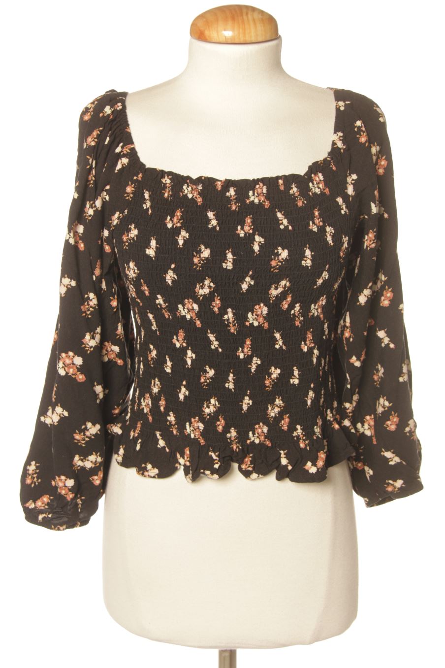 Blouse à manches longues Pieces de la taille L, de couleur fleurs