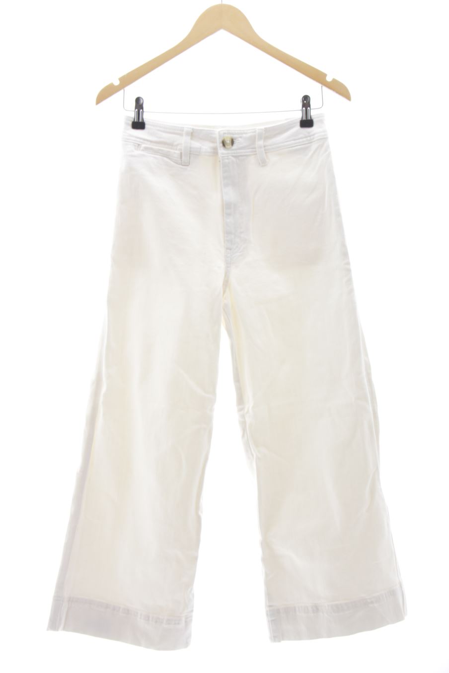Jeans H&M de la taille 36, de couleur blanc de denim