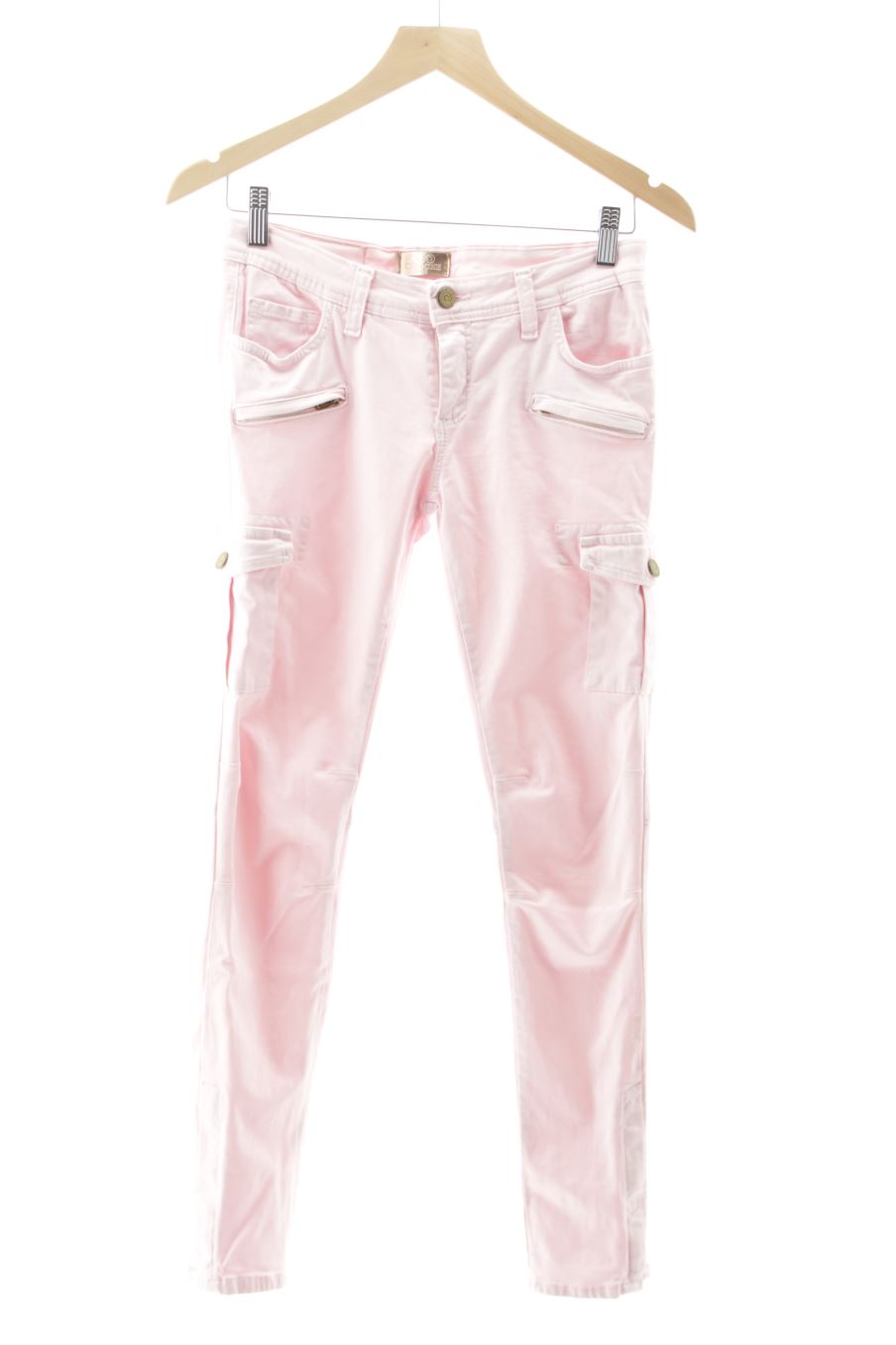Jeans Caroche de la taille 38, de couleur rose de denim