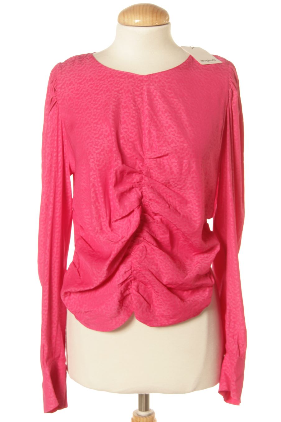 Blouse à manches longues Desigual de la taille 38, de couleur rose