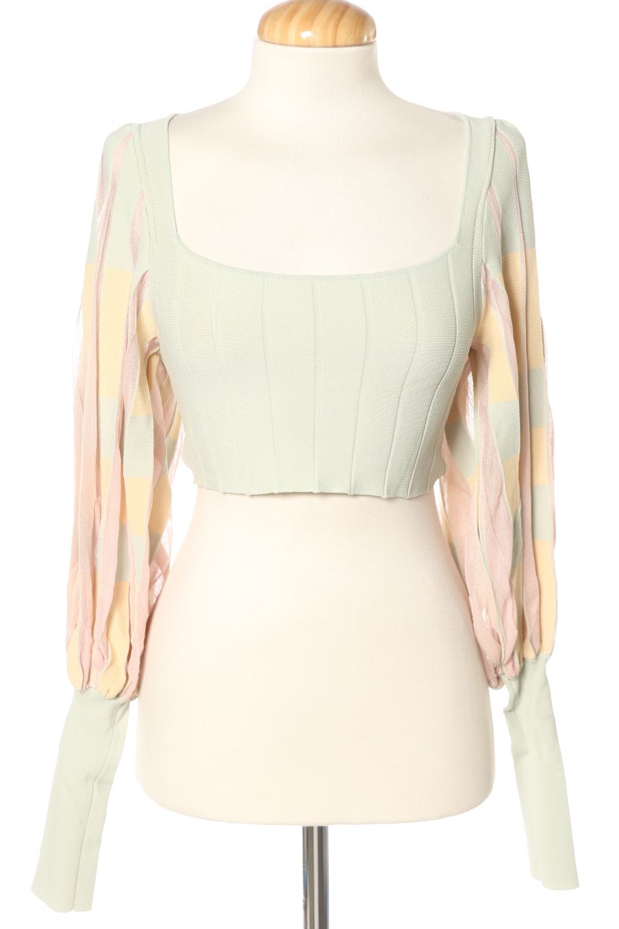Pull Zara de la taille S, de couleur vert