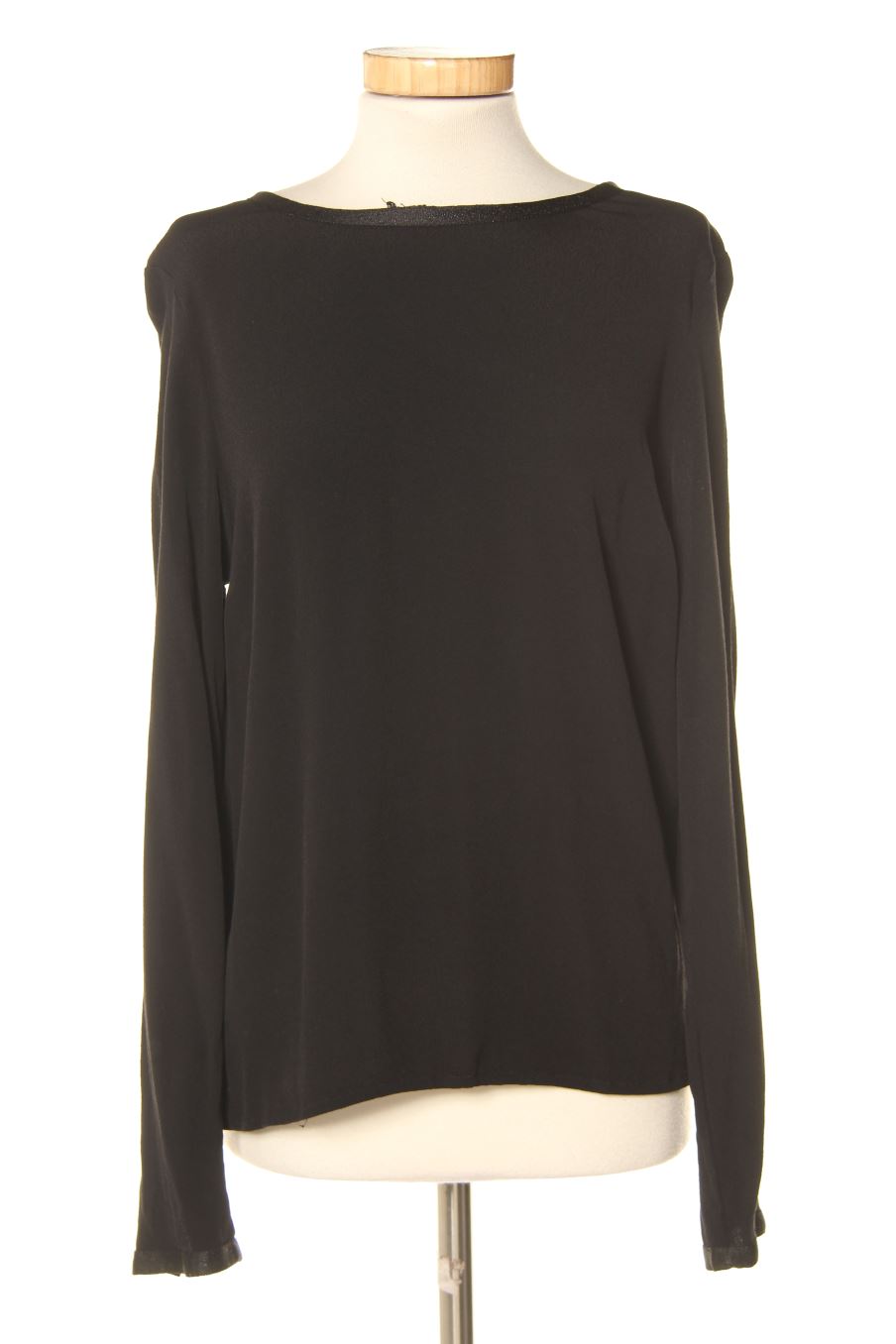 Blouse à manches longues Surkana de la taille L, de couleur noir