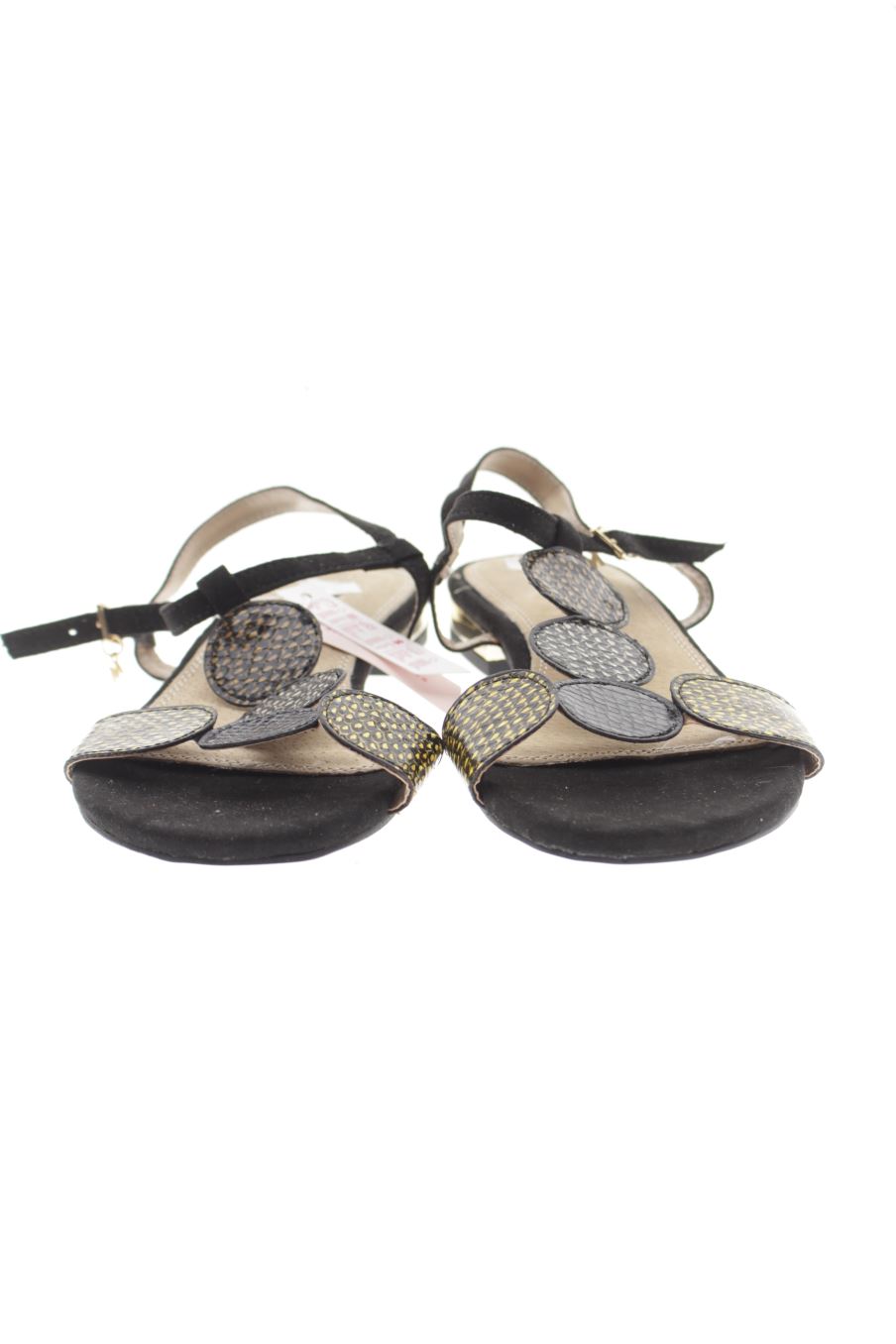 Sandalias planas de MariaMare de la talla 38, de color dorado de