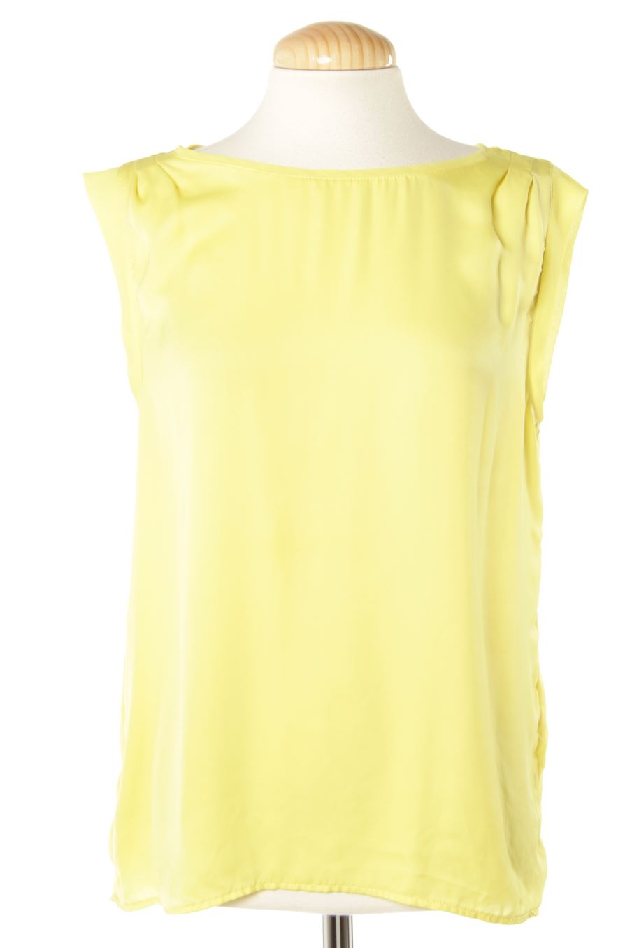 Blouse à manches courtes Promod de la taille 36, de couleur jaune