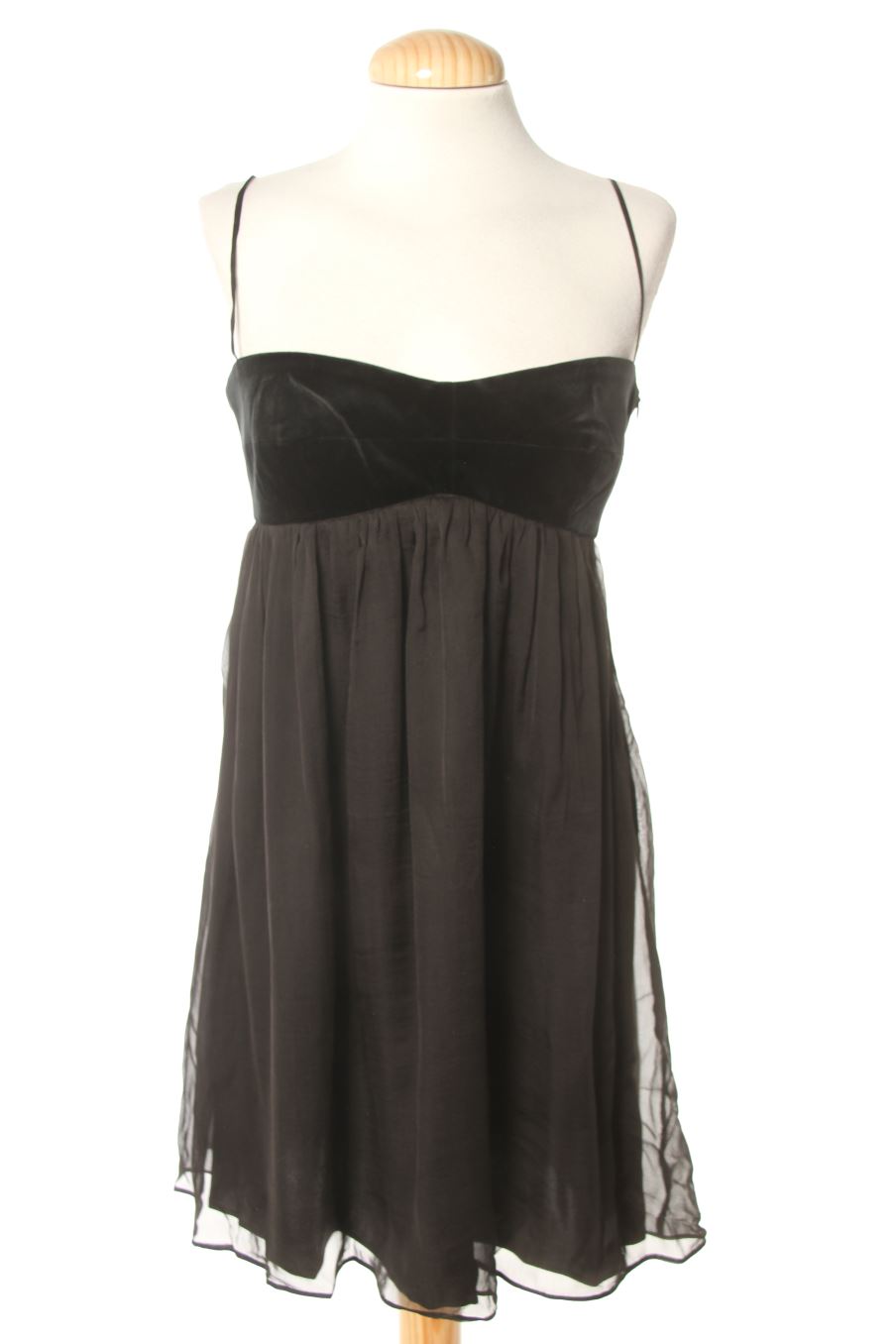 Einfaches Kleid von Tara Jarmon Größe 38, Farbe Schwarz, aus Seide für