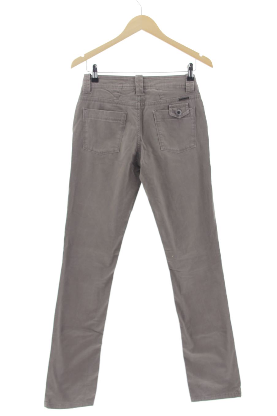Vaquero de Massimo Dutti de la talla 36, de color gris de ropa vaquera
