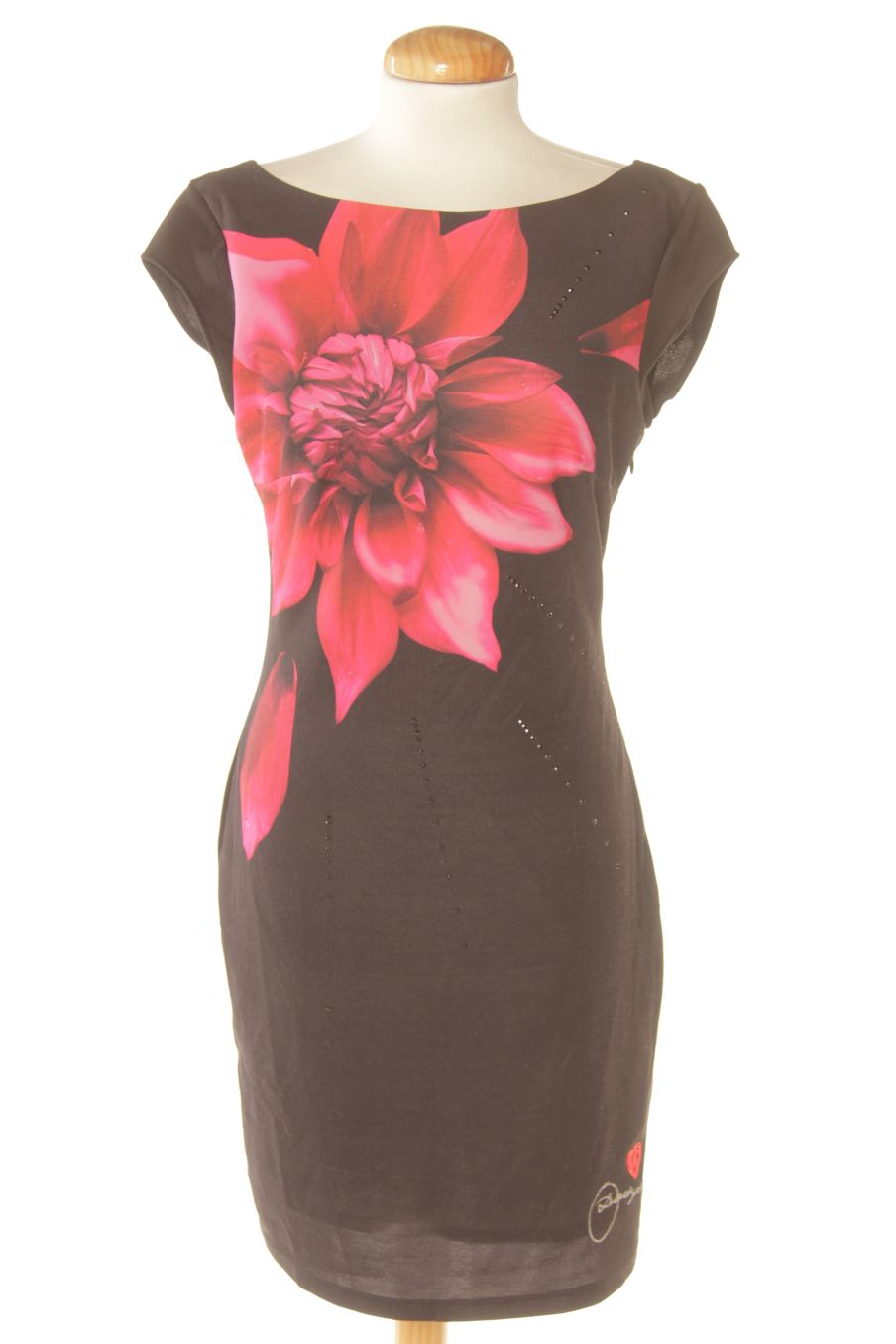 Robe casual Desigual de la taille S, de couleur noir
