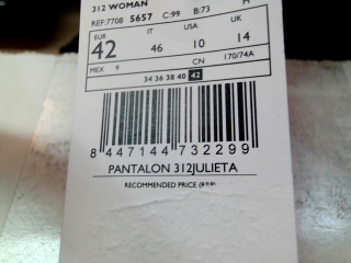 Pantalon Mango de la taille 42, de couleur noir