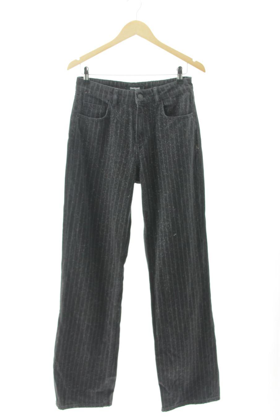 Jeans de Desigual de la talla 38, de color nero