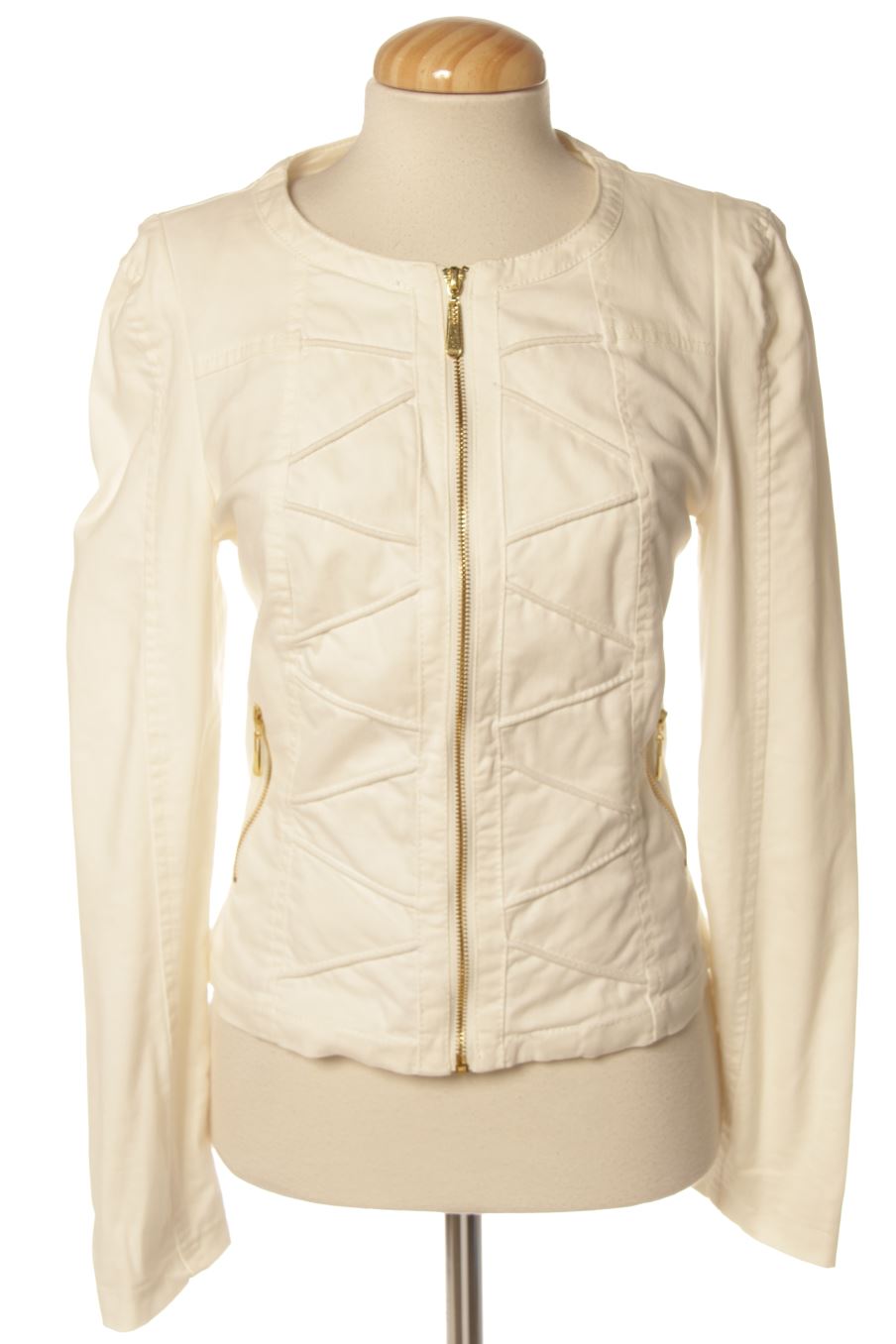 Blouson Attentif de la taille 36, de couleur blanc de denim