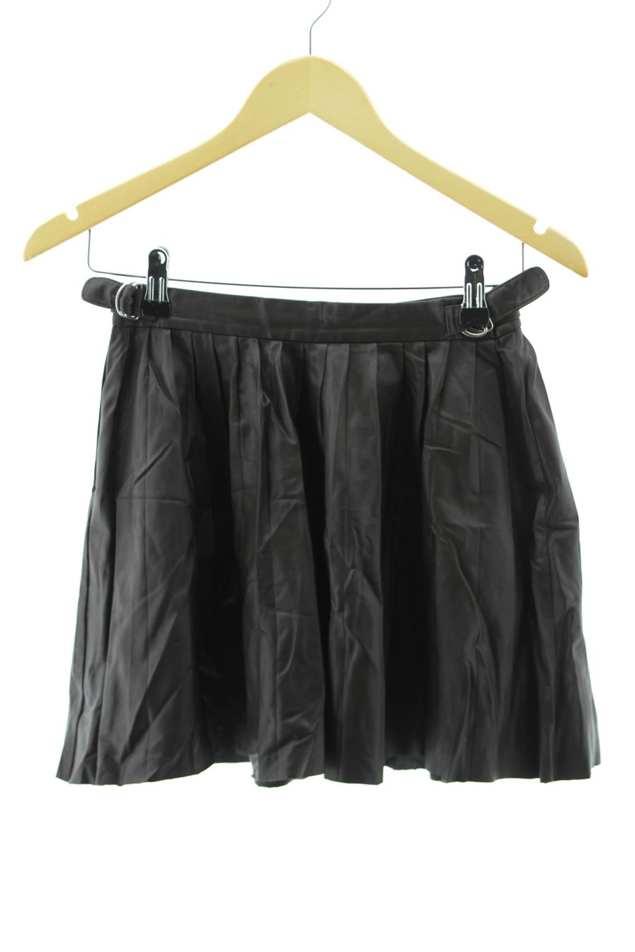 Falda de Zara de la talla XS, de color marrón de sintético