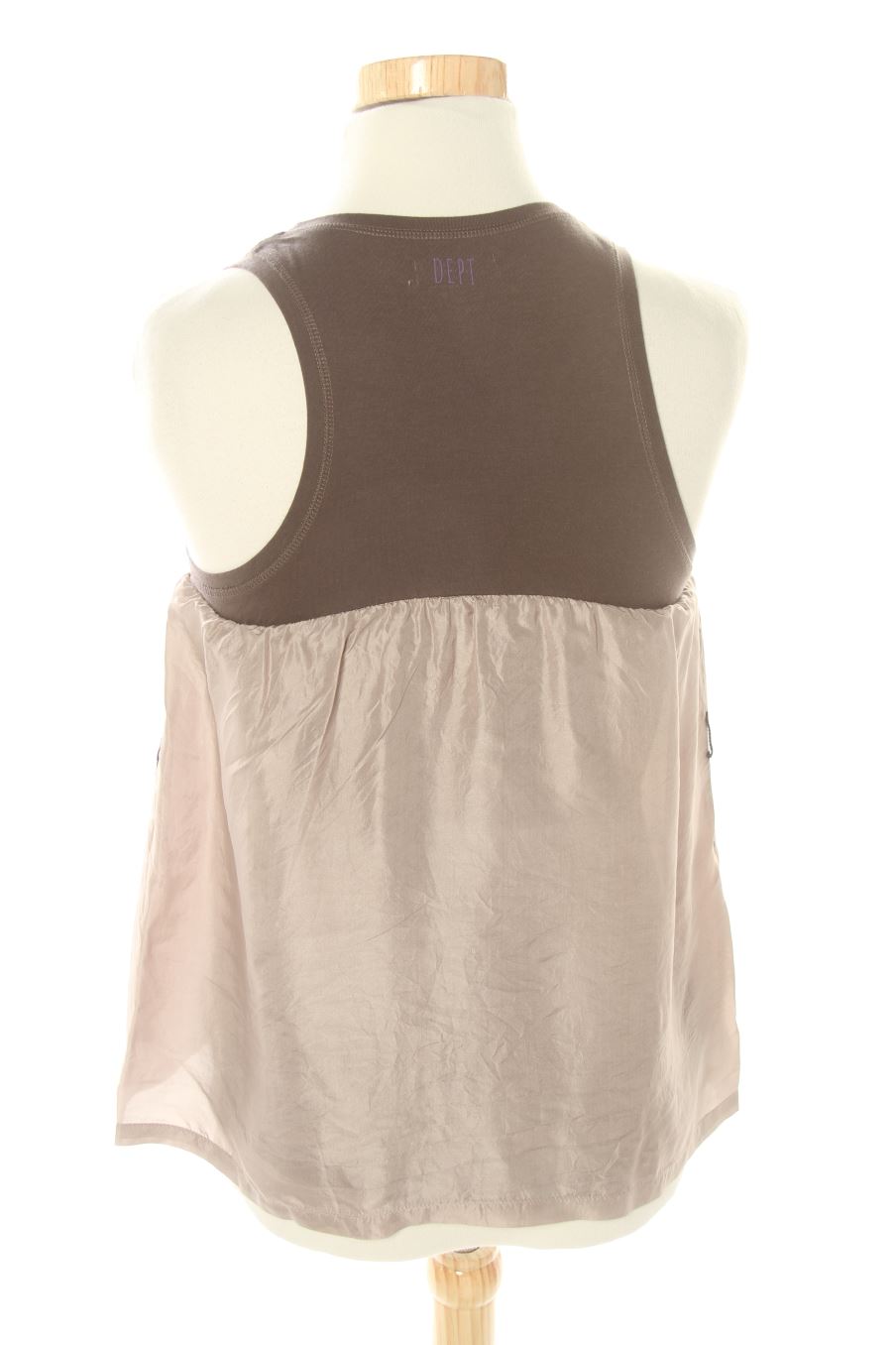Top de Dept de la talla M, de color gris