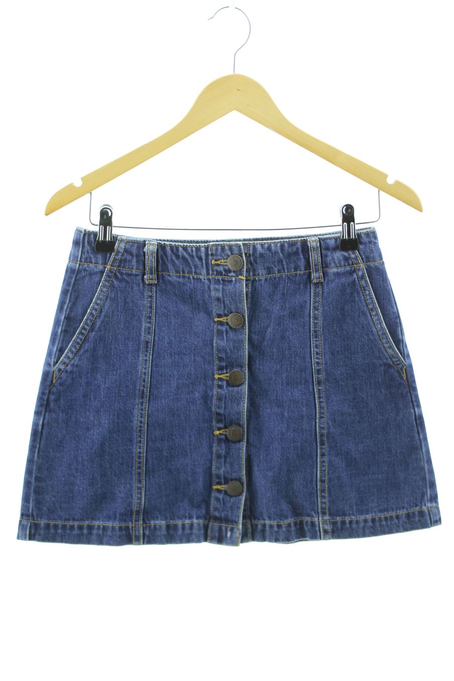 Jupe Forever 21 de la taille 34, de couleur bleu de denim