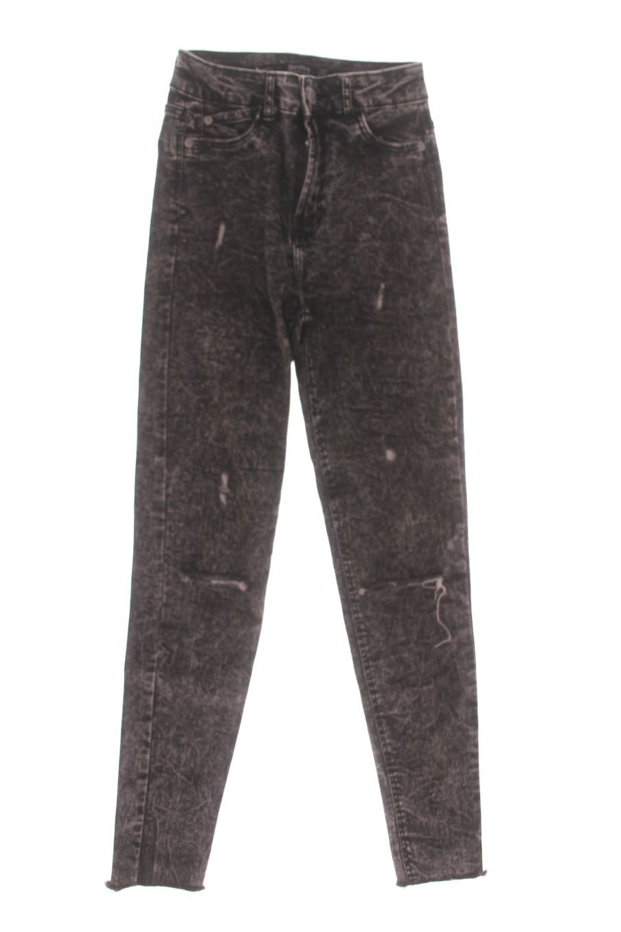 Jeans Bershka de la taille 34, de couleur gris de denim