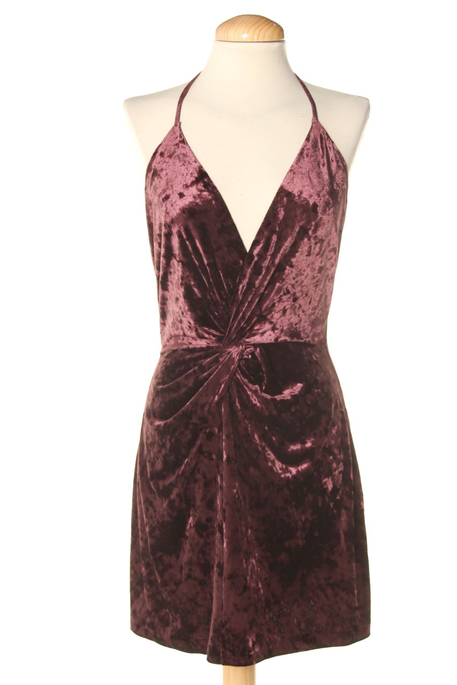 Robe Zara de la taille M, de couleur pourpre de velours