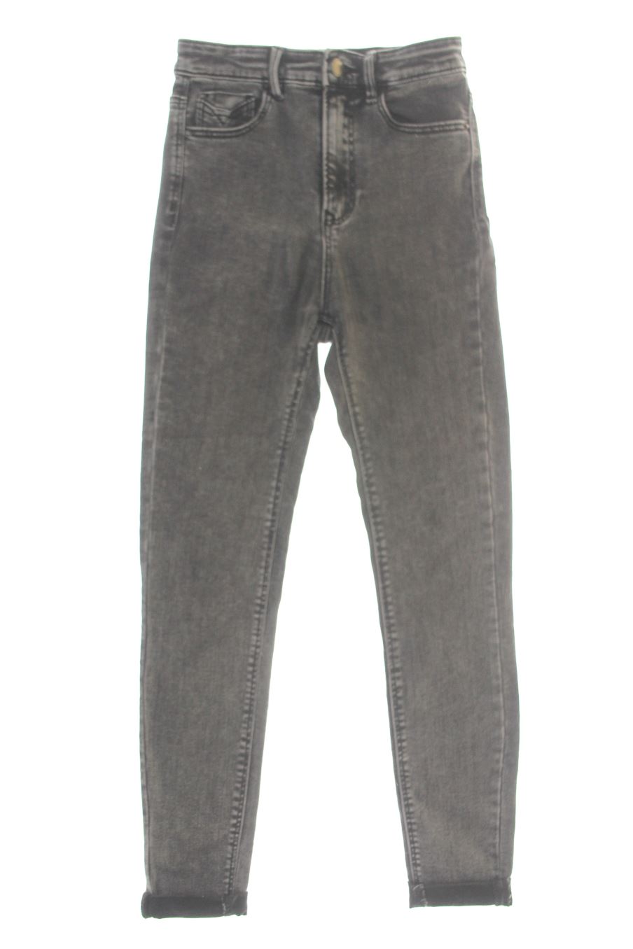 Jeans von Stradivarius Größe 34, Farbe Grau, aus Jeanskleidung für