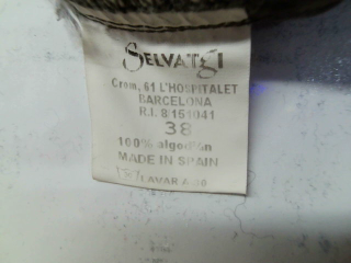 Pantalon Selvatgi de la taille 38, de couleur vert