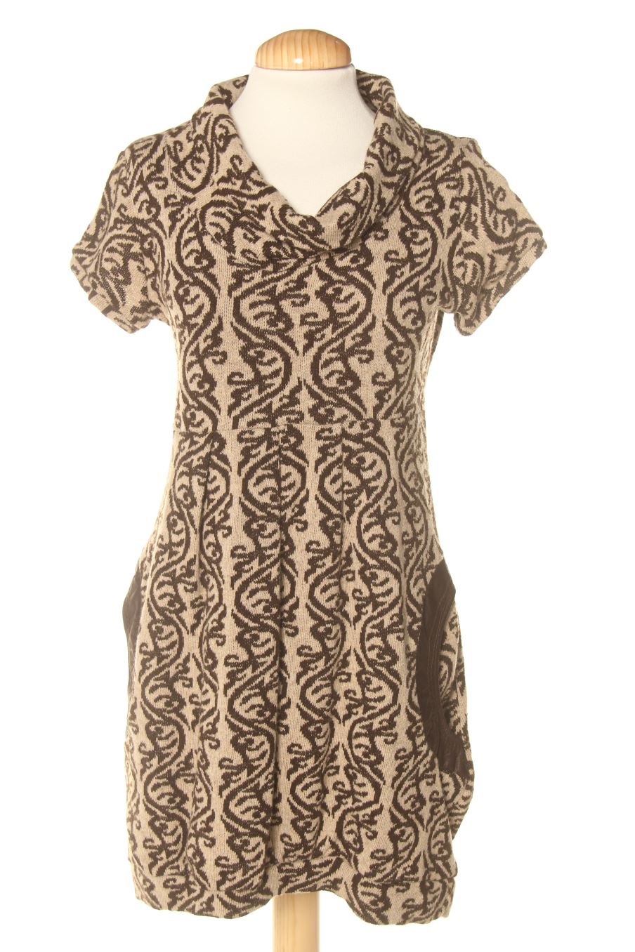 Vestido casual de Made in italy de la talla S, de color marrón