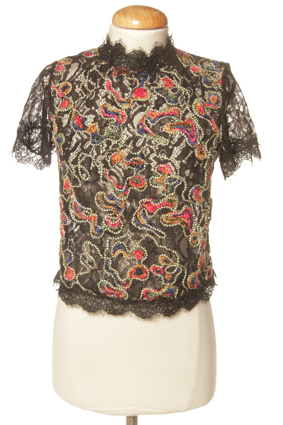 Blouse à manches courtes Trafaluc de la taille S, de couleur imprimés