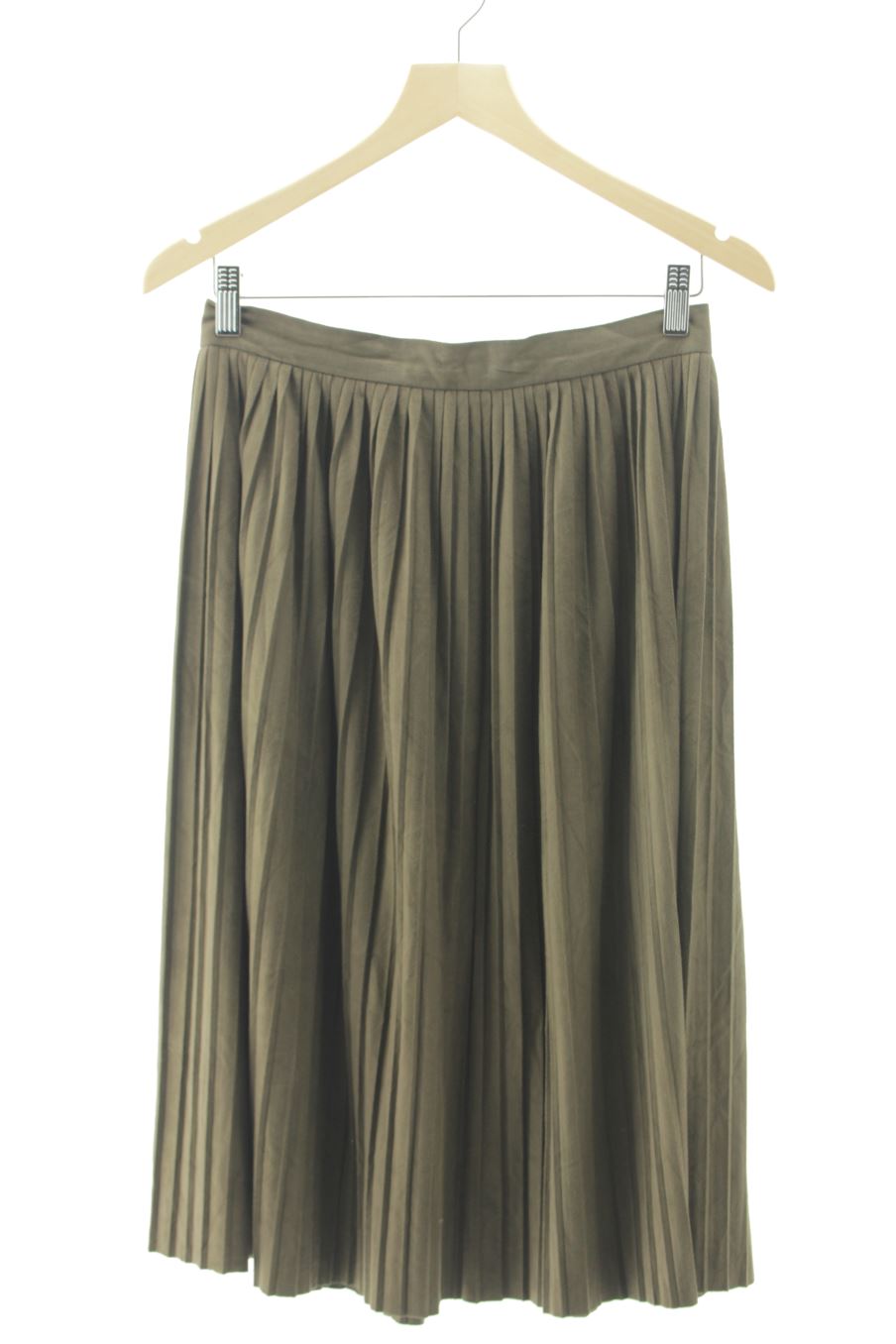 Falda de Zara de la talla M, de color marrón