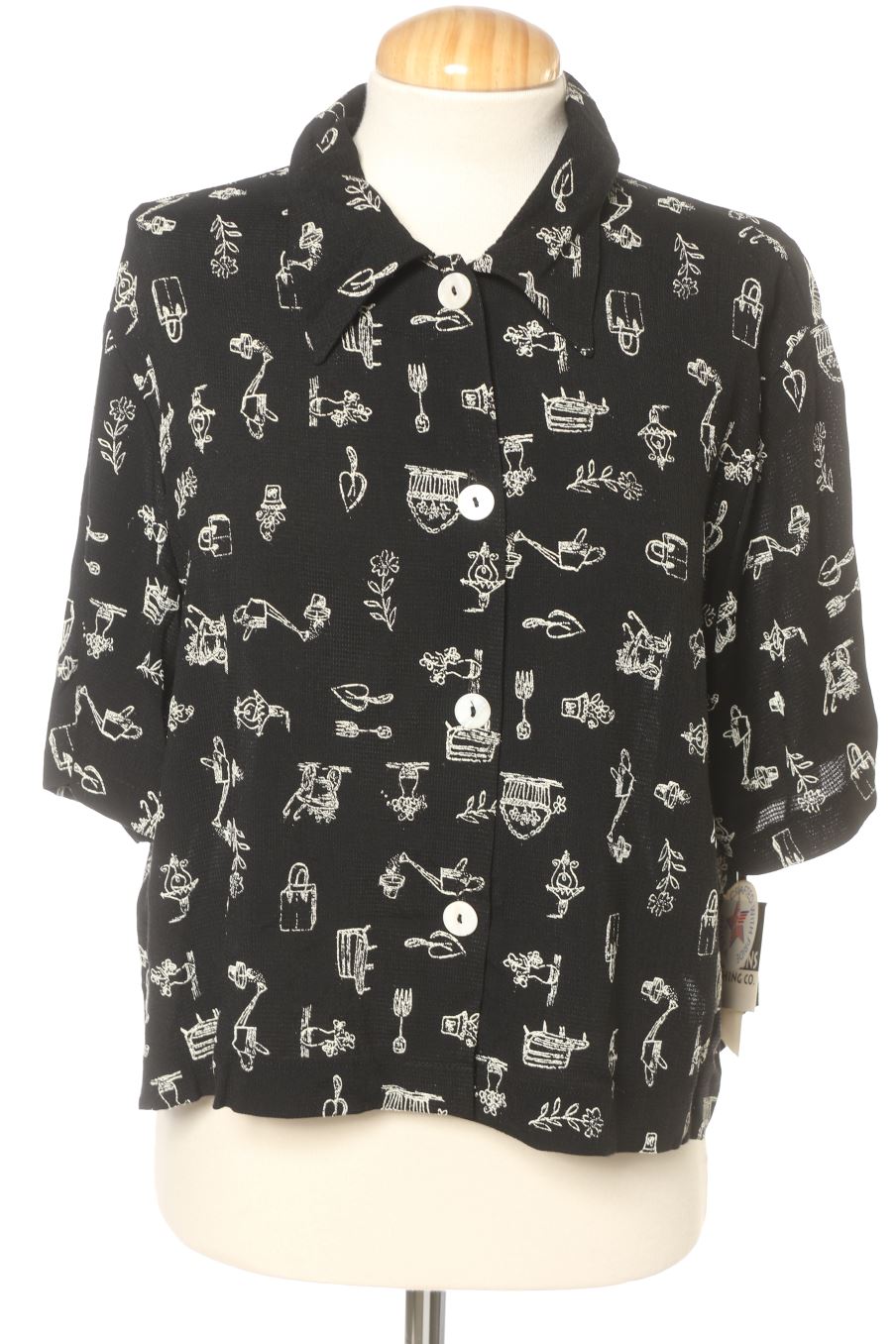 Chemise Notations de la taille XL, de couleur imprimés