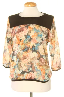 Blusa a maniche lunghe S Stradivarius, foto 1 di 2