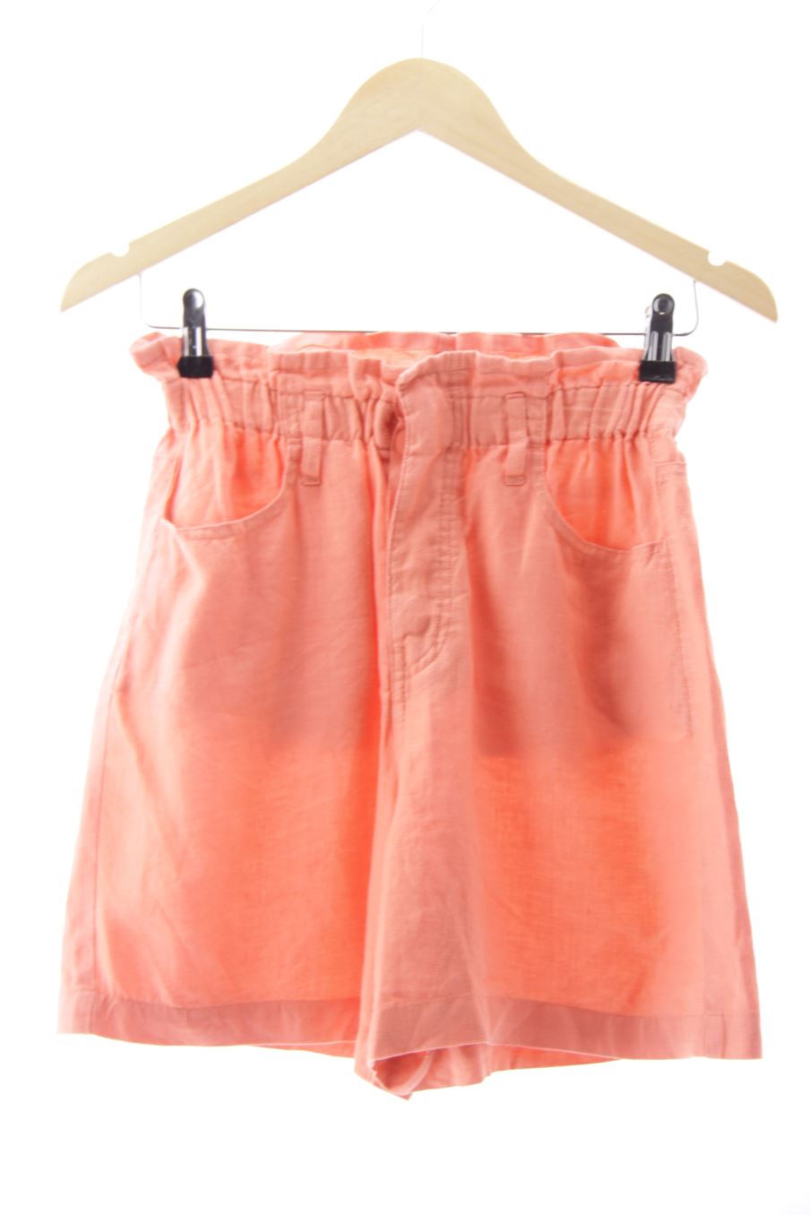 Pantalón corto de Benetton de la talla S, de color naranja