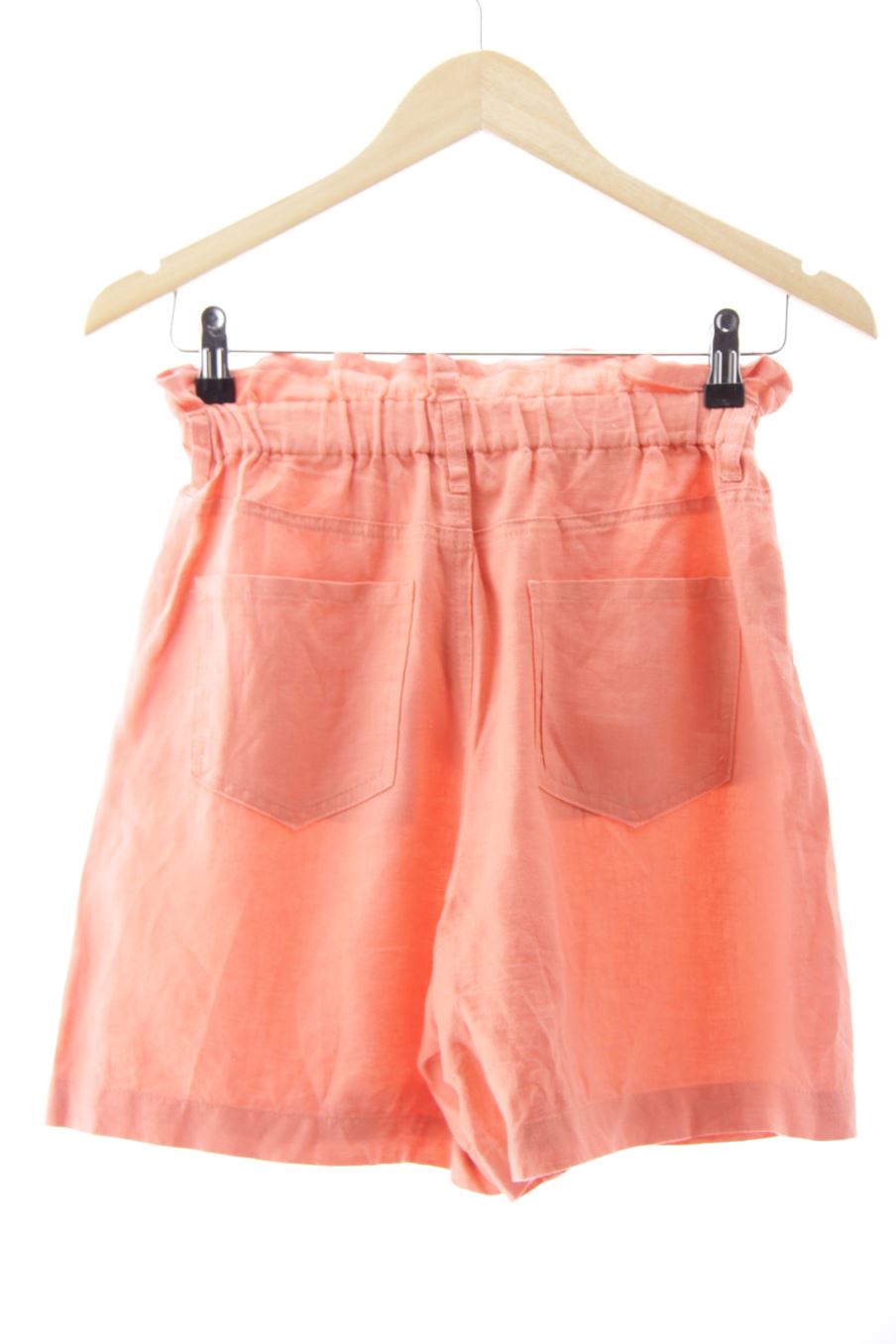 Pantalón corto de Benetton de la talla S, de color naranja
