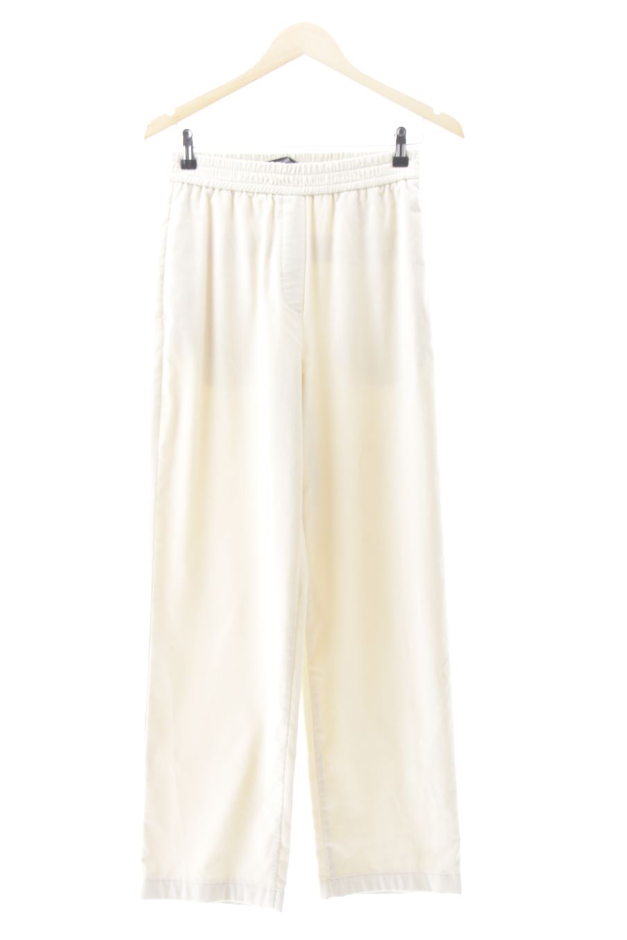 Pantalón de Zara de la talla XS, de color beige