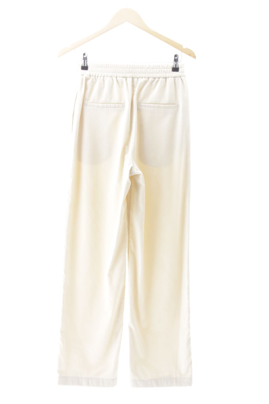 Pantalón de Zara de la talla XS, de color beige