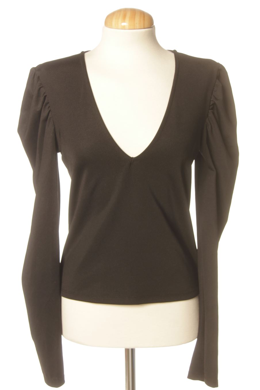 Blusa de manga larga de Pull & Bear de la talla L, de color negro