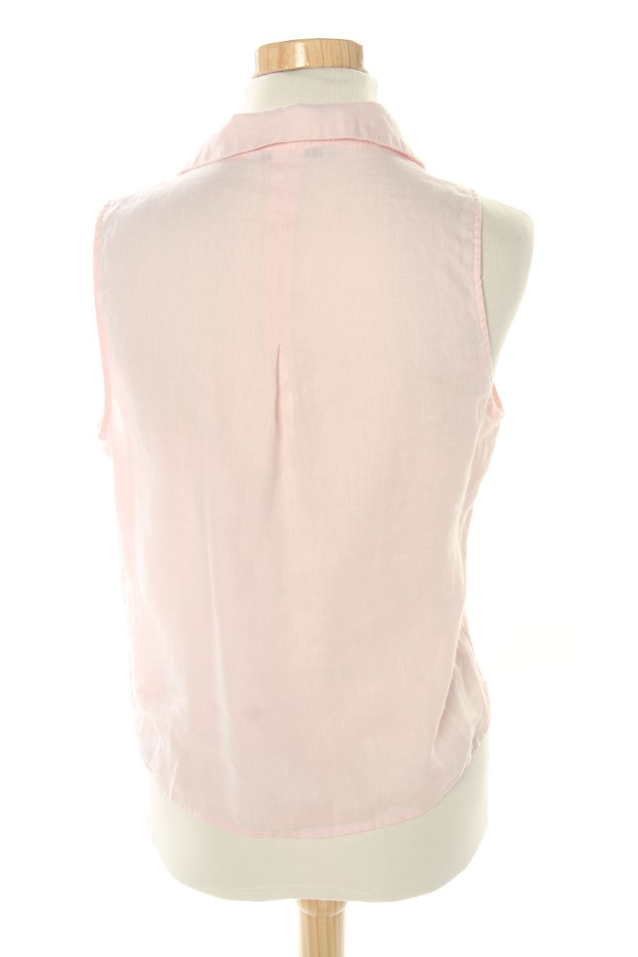 Camisa sin mangas de Mango de la talla S, de color rosa
