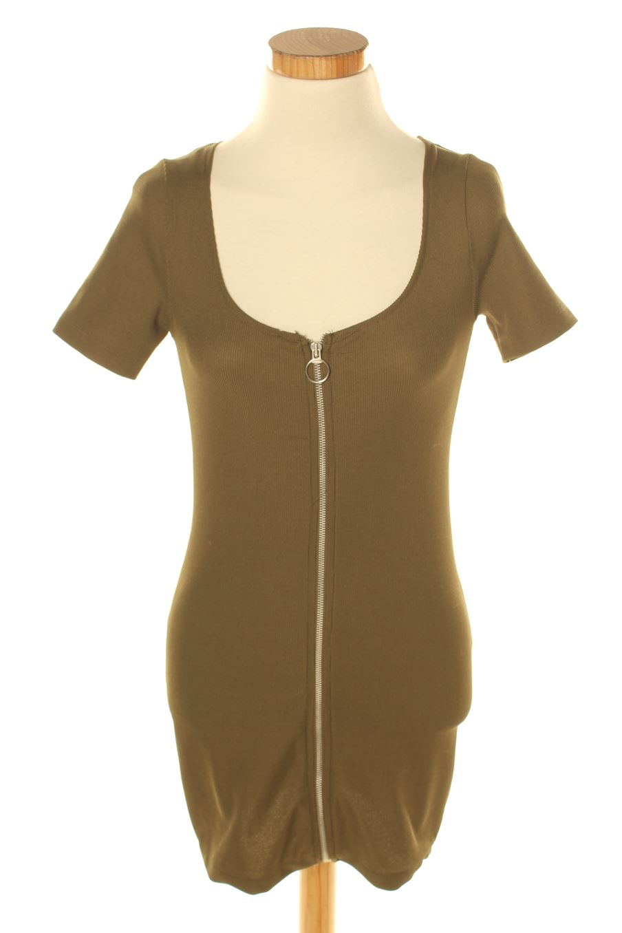 Robe casual Trafaluc de la taille S, de couleur vert