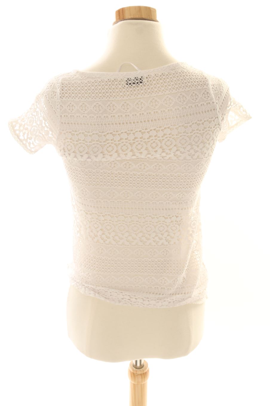 Top Pull & Bear de la taille S, de couleur blanc