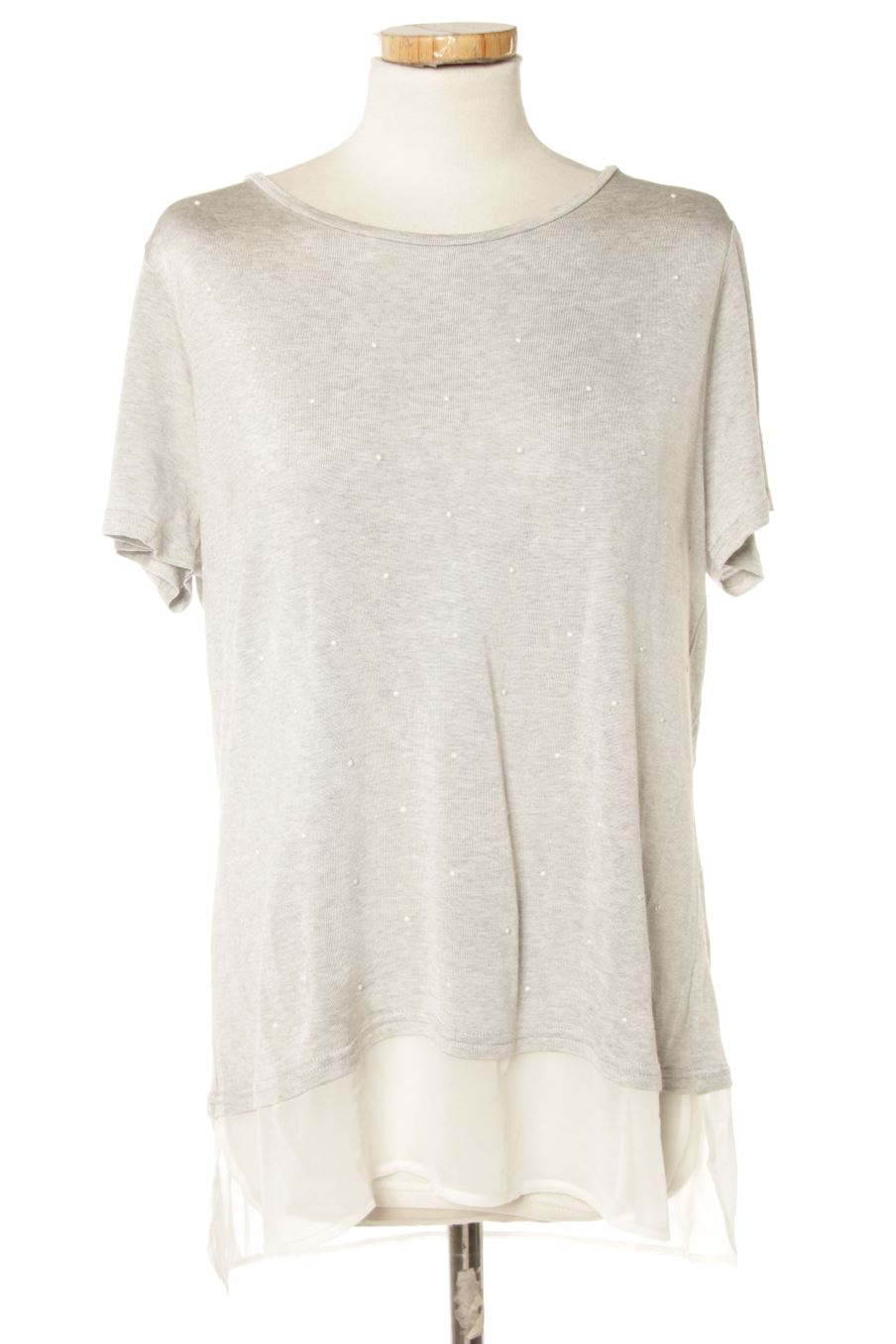 T-shirt Yera de la taille M, de couleur gris