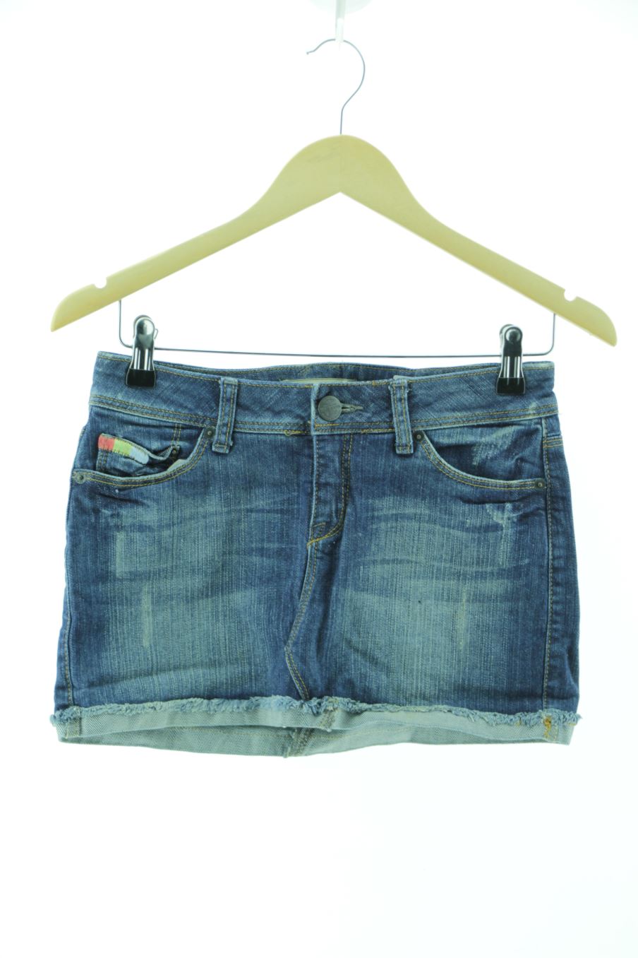 Jupe Springfield de la taille 34, de couleur bleu de denim