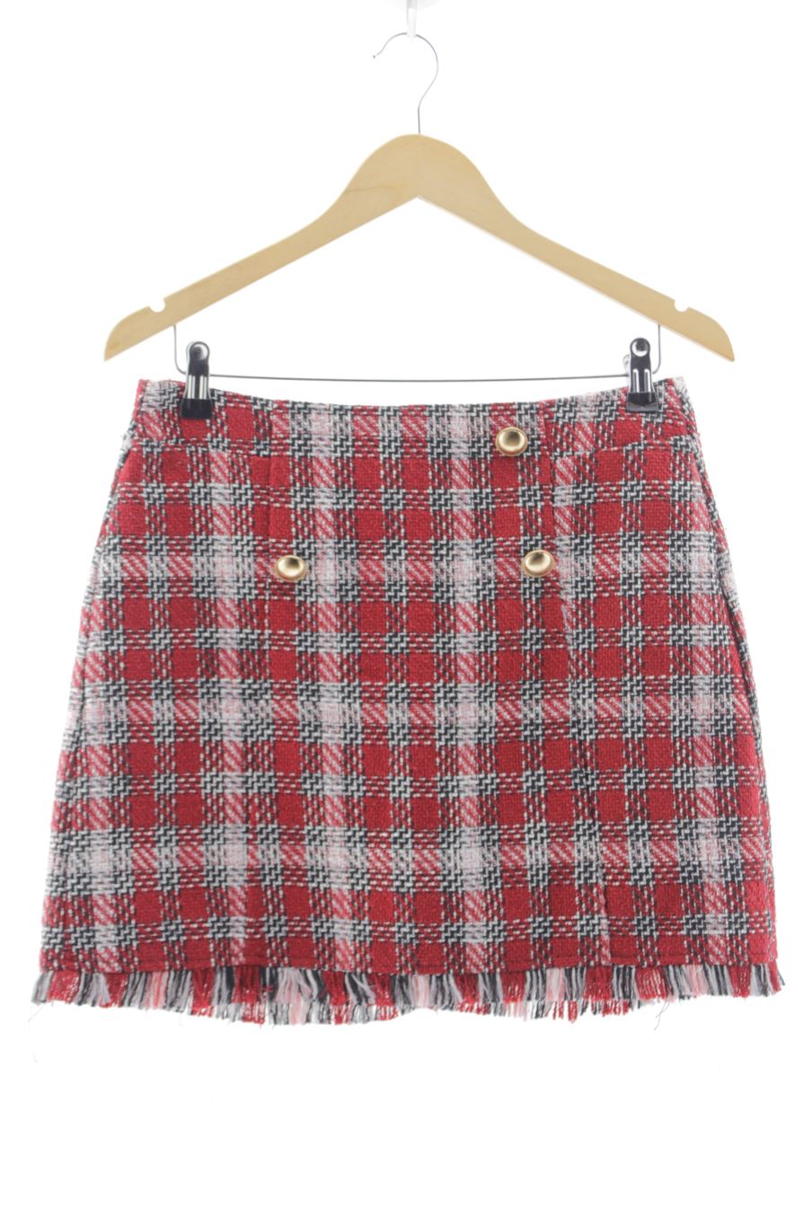 Falda de Stradivarius de la talla 42, de color estampado