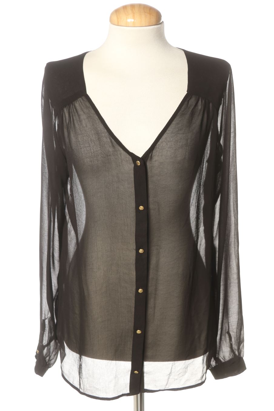Blouse à manches longues PERCENTIL de la taille S, de couleur noir