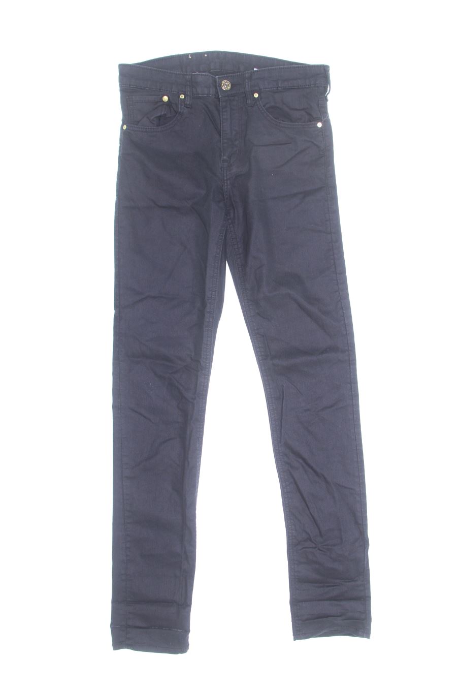 Vaqueros de H&M de la talla 34, de color negro de ropa vaquera