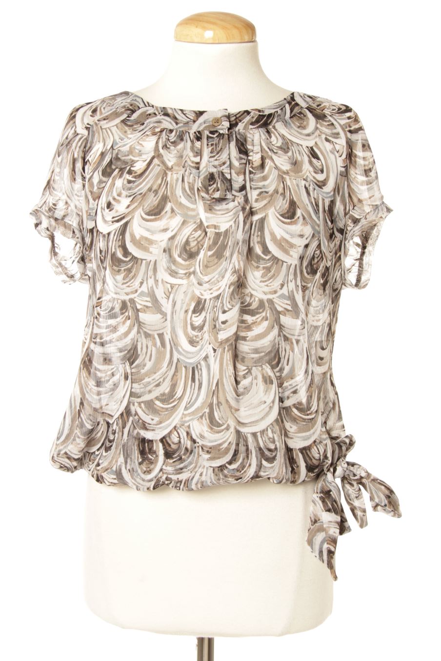 Blouse à manches courtes La City de la taille 38, de couleur imprimés