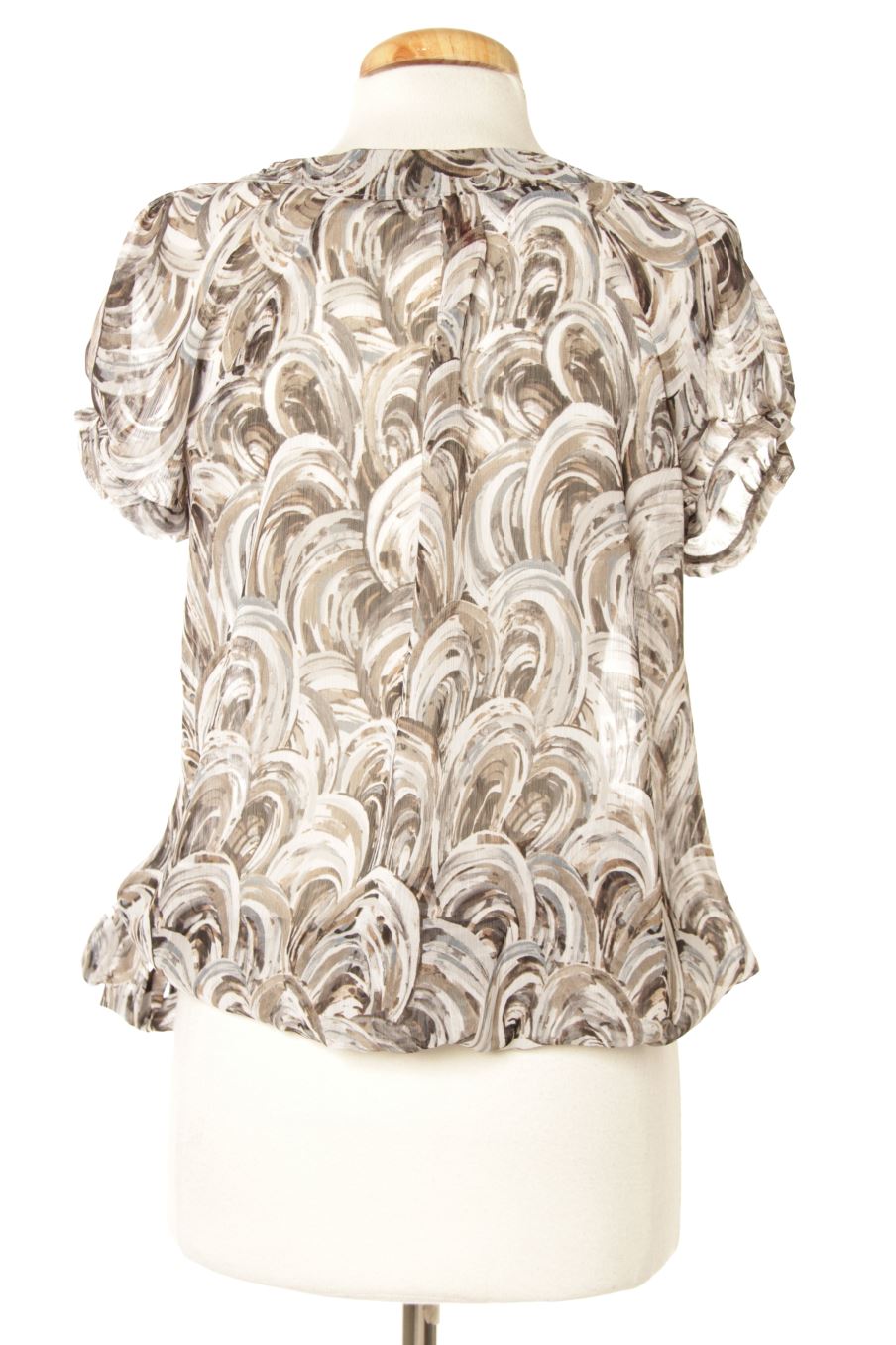 Blouse à manches courtes La City de la taille 38, de couleur imprimés