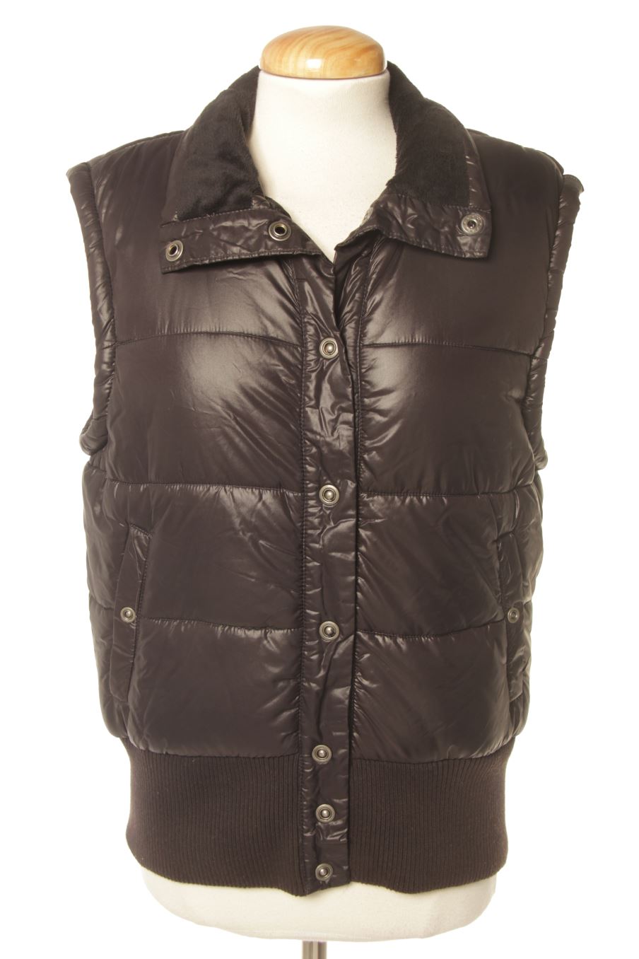 Chaleco de abrigo de Domyos (DECATHLON) de la talla L, de color negro