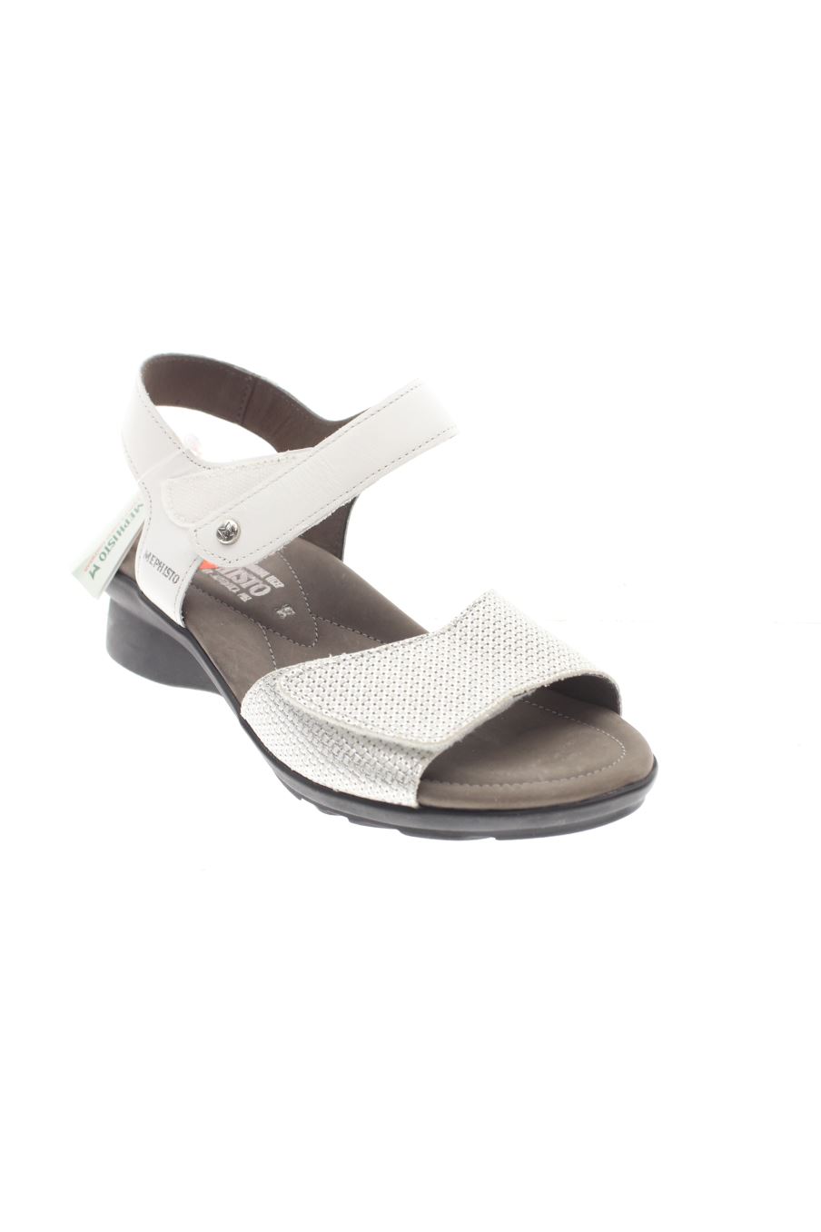 Sandalias planas de Mephisto de la talla 35, de color blanco de