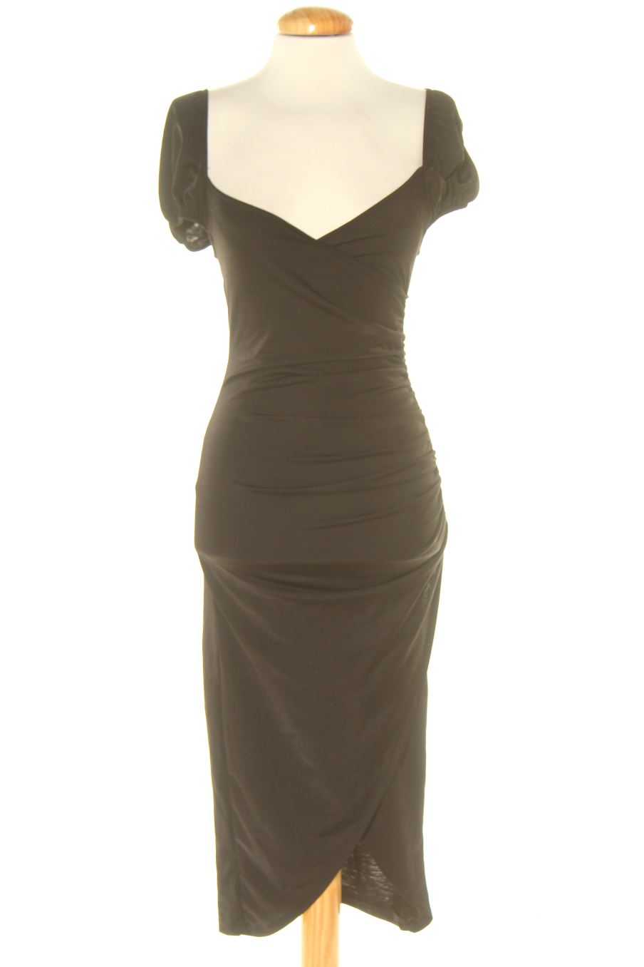 Robe casual Bershka de la taille XS, de couleur noir