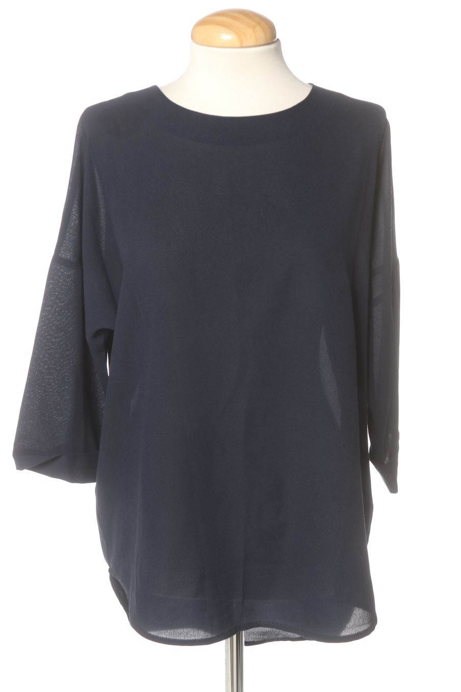 Blouse à manches longues Lanidor de la taille S, de couleur bleu marine
