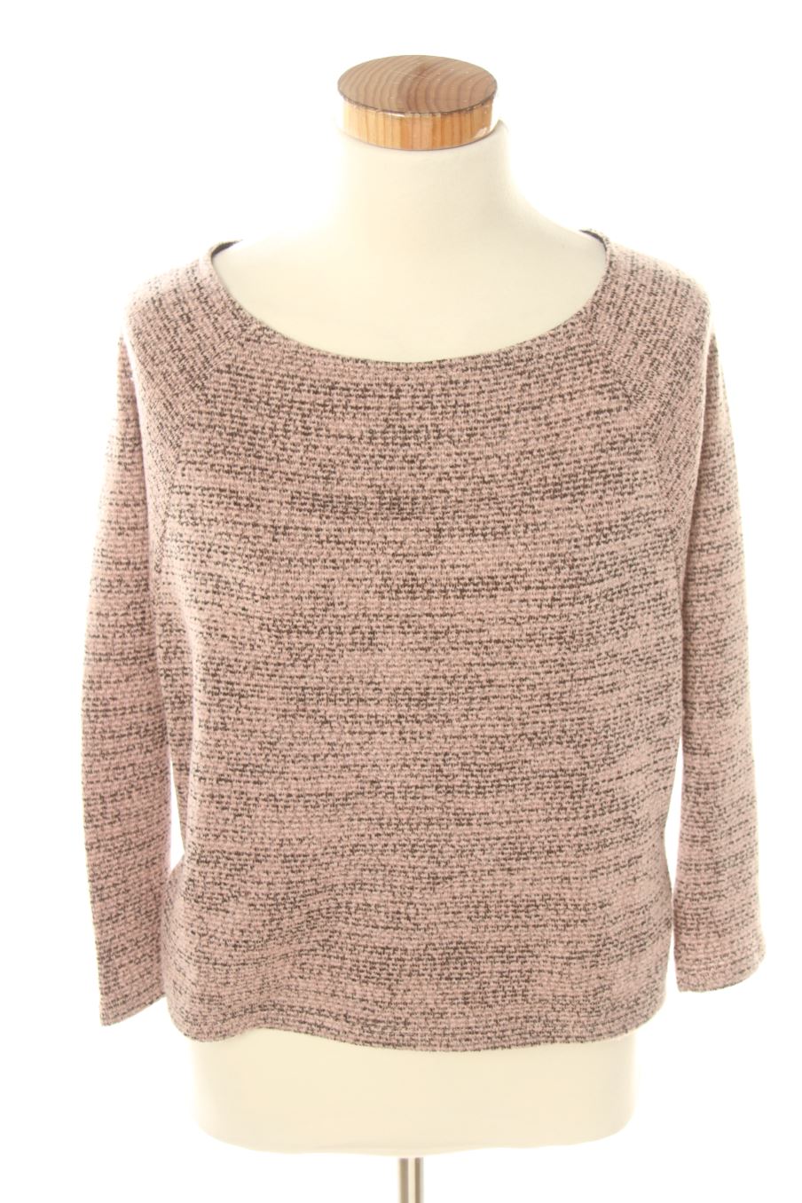 Pull Fin NAF NAF Taille S Gris Foncé - Occasion Très Bon État - Pour Femme