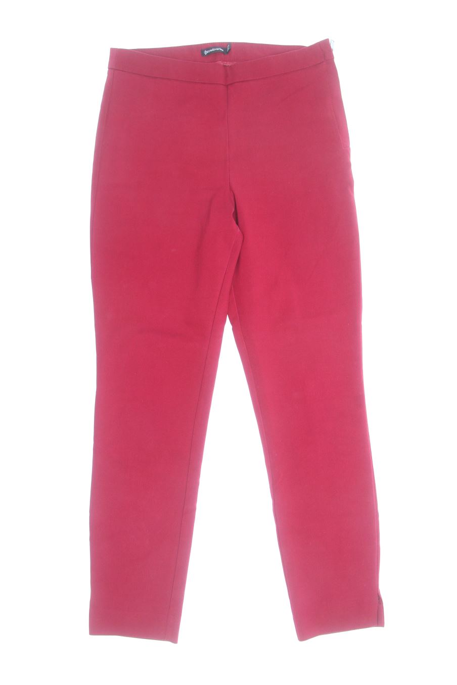 Pantalones de Stradivarius de la talla 36, de color burdeos