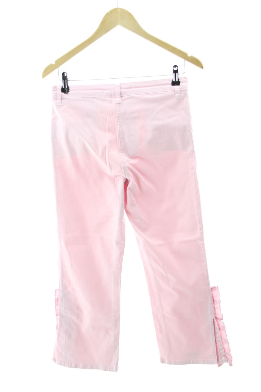 Vaqueros de Zara de la talla S, de color rosa de ropa vaquera